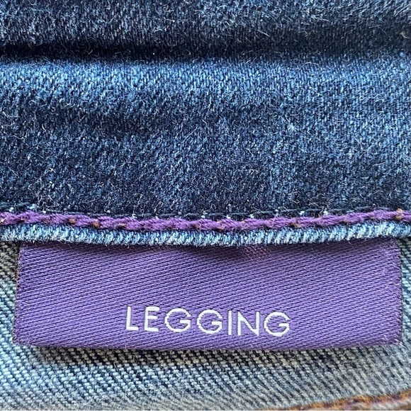 NYDJ Legging Jeans Size 4 Skinny Dark Wash Not Your Daughters Jeans - Picture 9 of 11